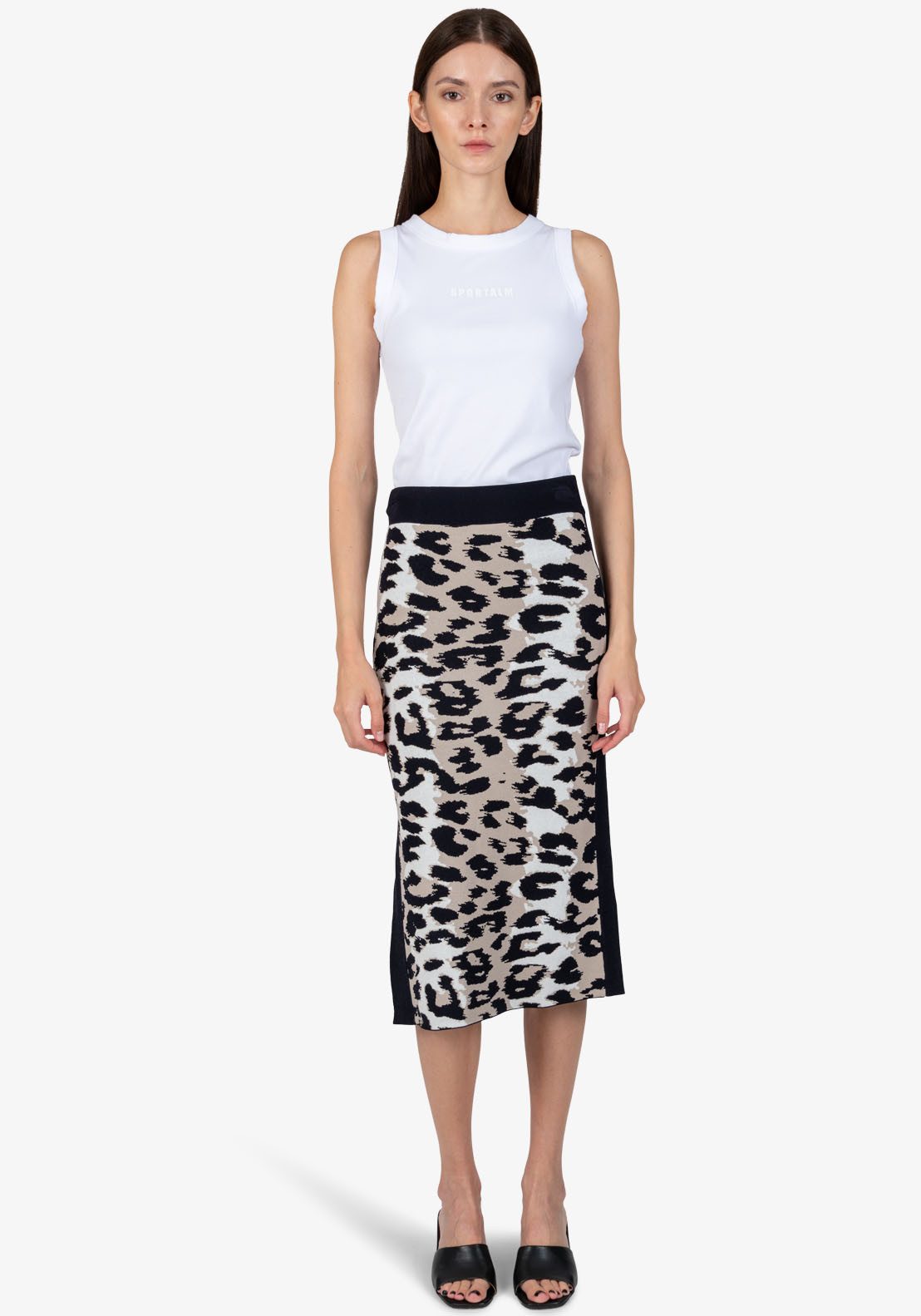Sportalm Kitzbühel Midirock mit Animalprint günstig online kaufen