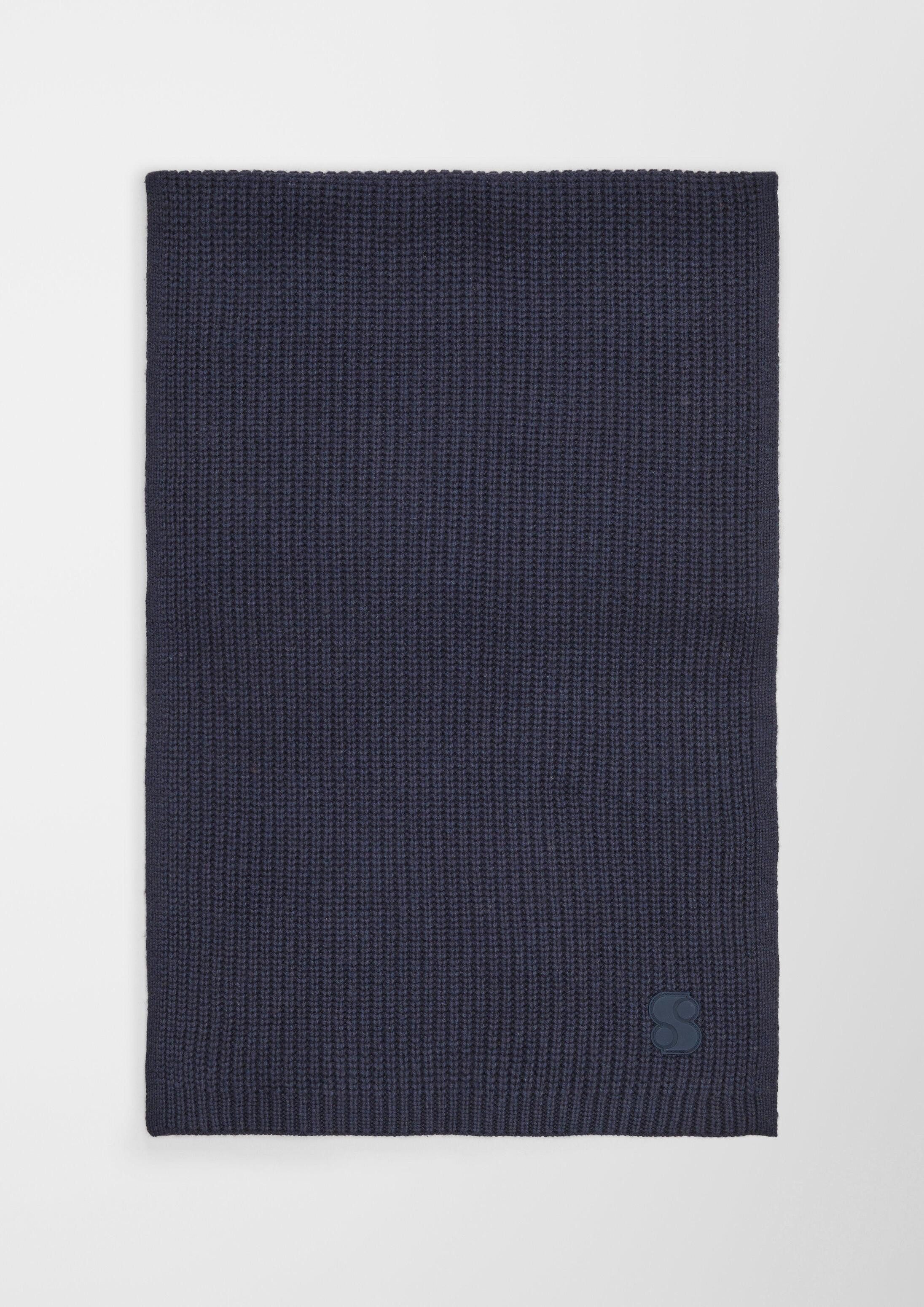 s.Oliver Schal Tuch, Strickschal aus Viskosemix