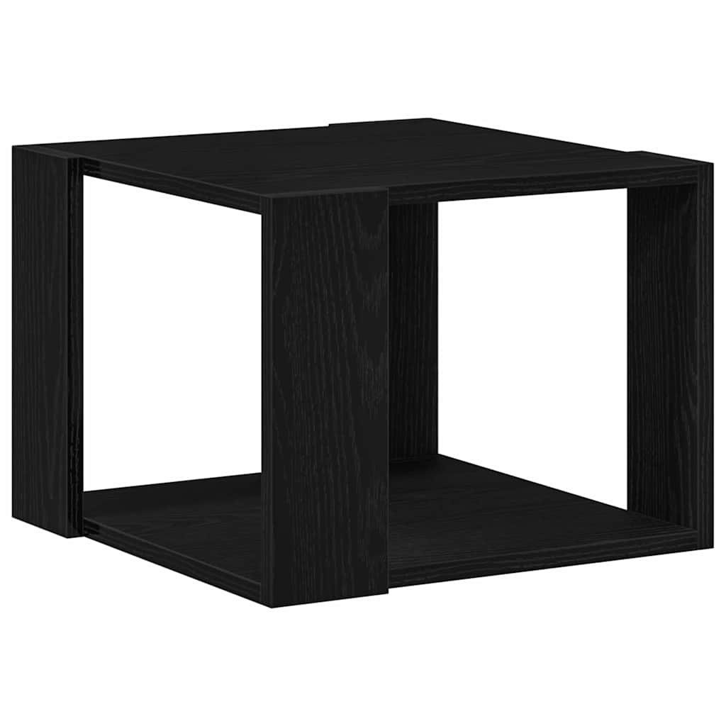 vidaXL Couchtisch Couchtisch Schwarz Eichen-Optik 40 x 40 x 30 cm Holzwerkstoff (1-St)