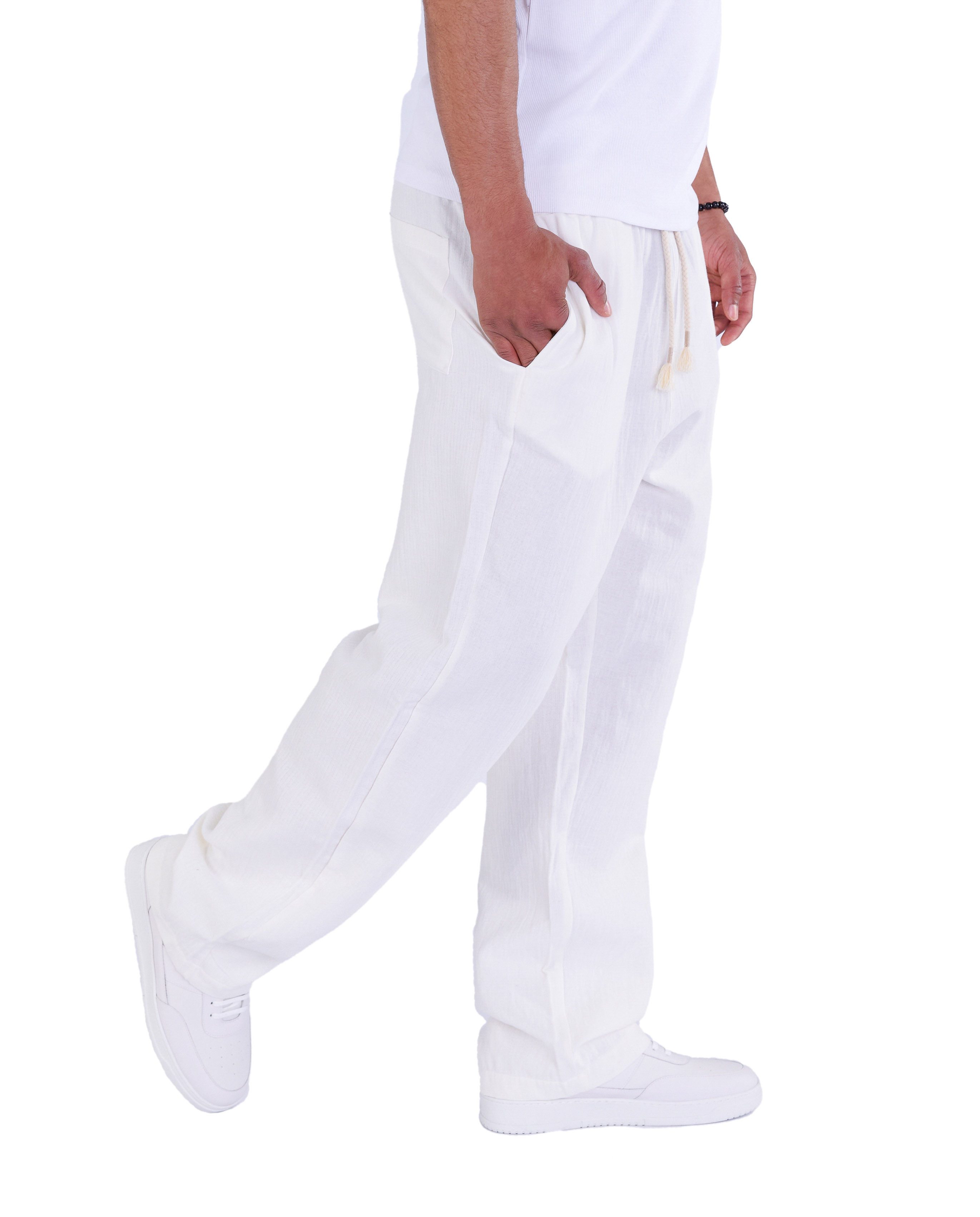 Denim Distriqt Stoffhose Musselin Herren Sommerhose günstig online kaufen