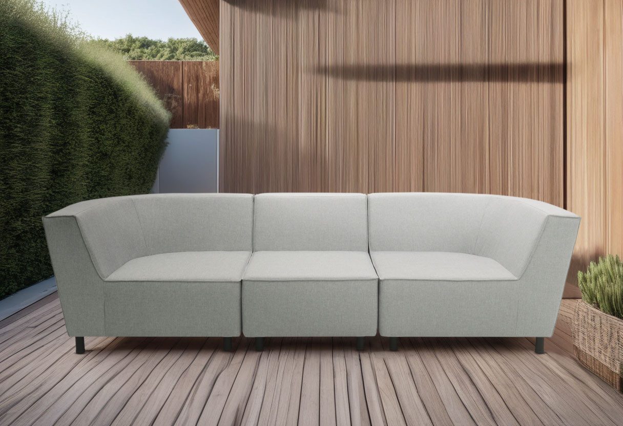 DOMO collection 3-Sitzer Sonna, individuell zusammenstellbar, Gartenlounge-Set oder Einzelelemente, Outdoor