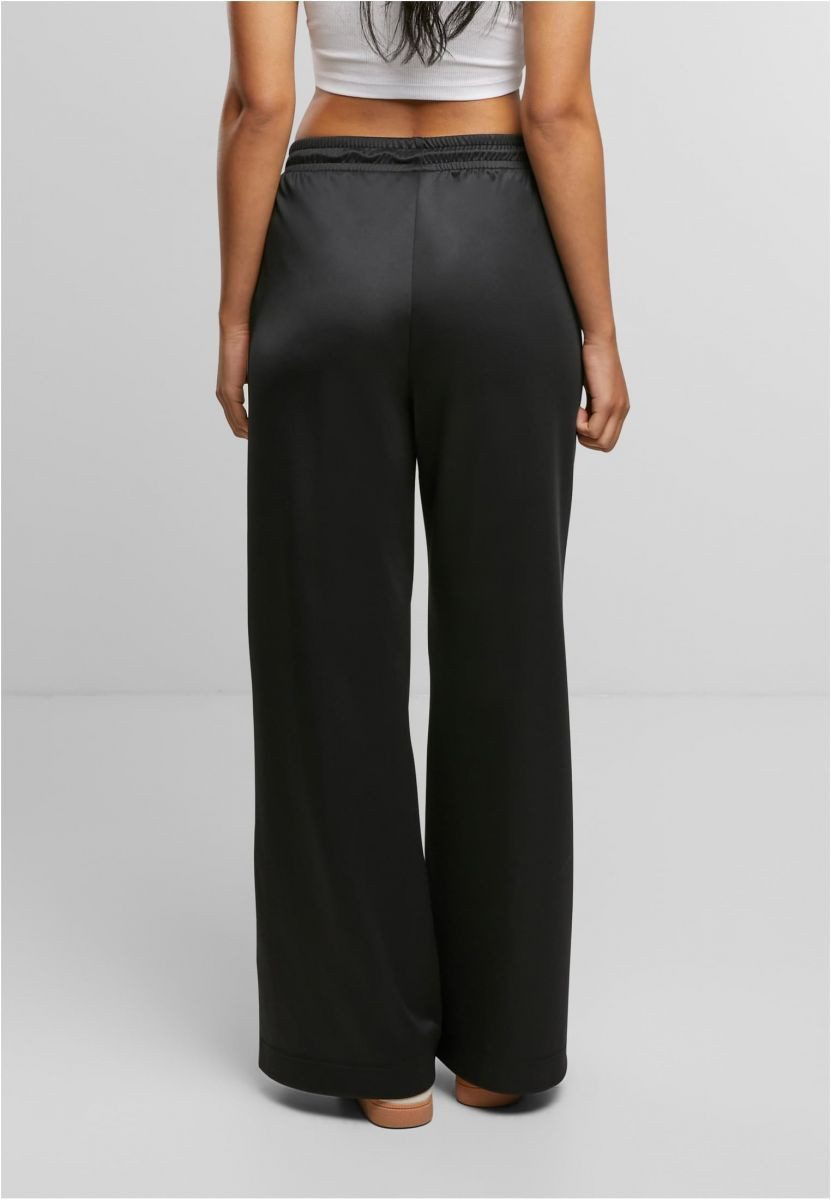 URBAN CLASSICS Trainingshose Ladies Wide Leg Track Pants Trainingshose Damen