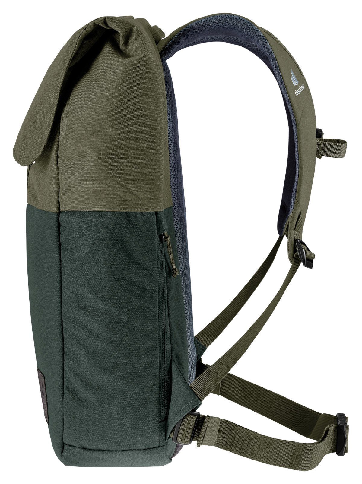 Daypack Rucksack UP mit 16+10 Liter, Laptopfach ivy-khaki 15-Zoll Seoul deuter