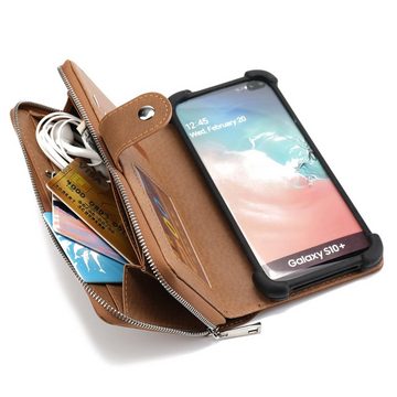 K-S-Trade Handyhülle für Apple iPhone 14, Handyhülle Schutzhülle & Portemonnee Tasche Handytasche Case Etui