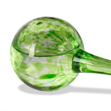relaxdays Tropfer 20 x Bewässerungskugel Glas grün