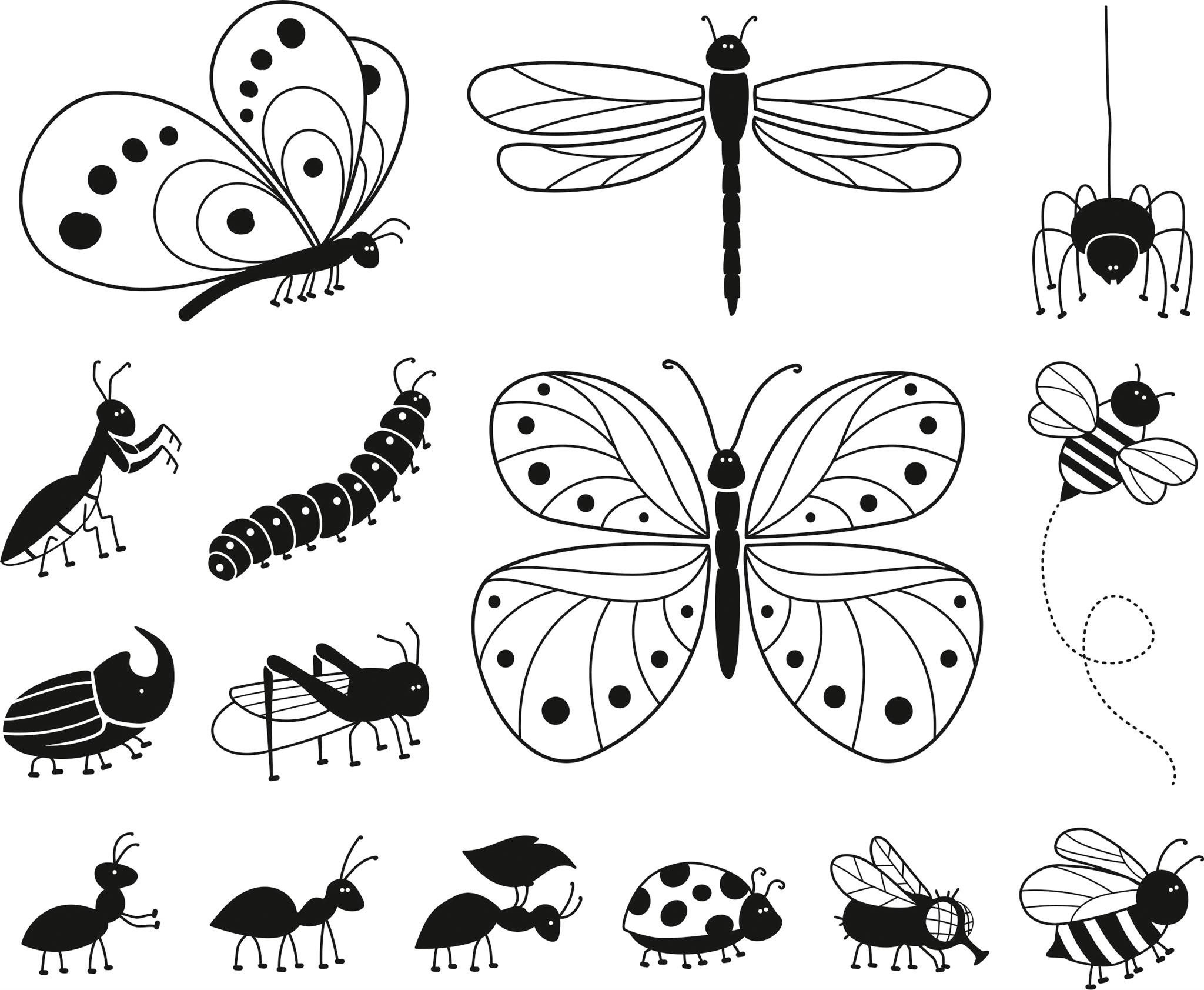 Heyda Stempel Stempelset Insekten