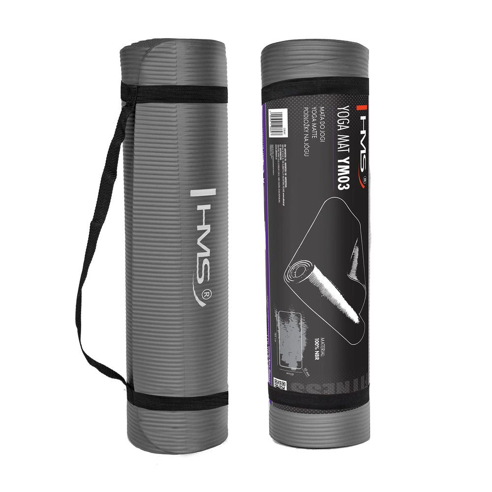 HMS Yogamatte Fitnessmatte Pilatesmatte (Spar-Set, 1-St., Aerobic), Schützt vor kalten Böden, bietet angenehme Polsterung