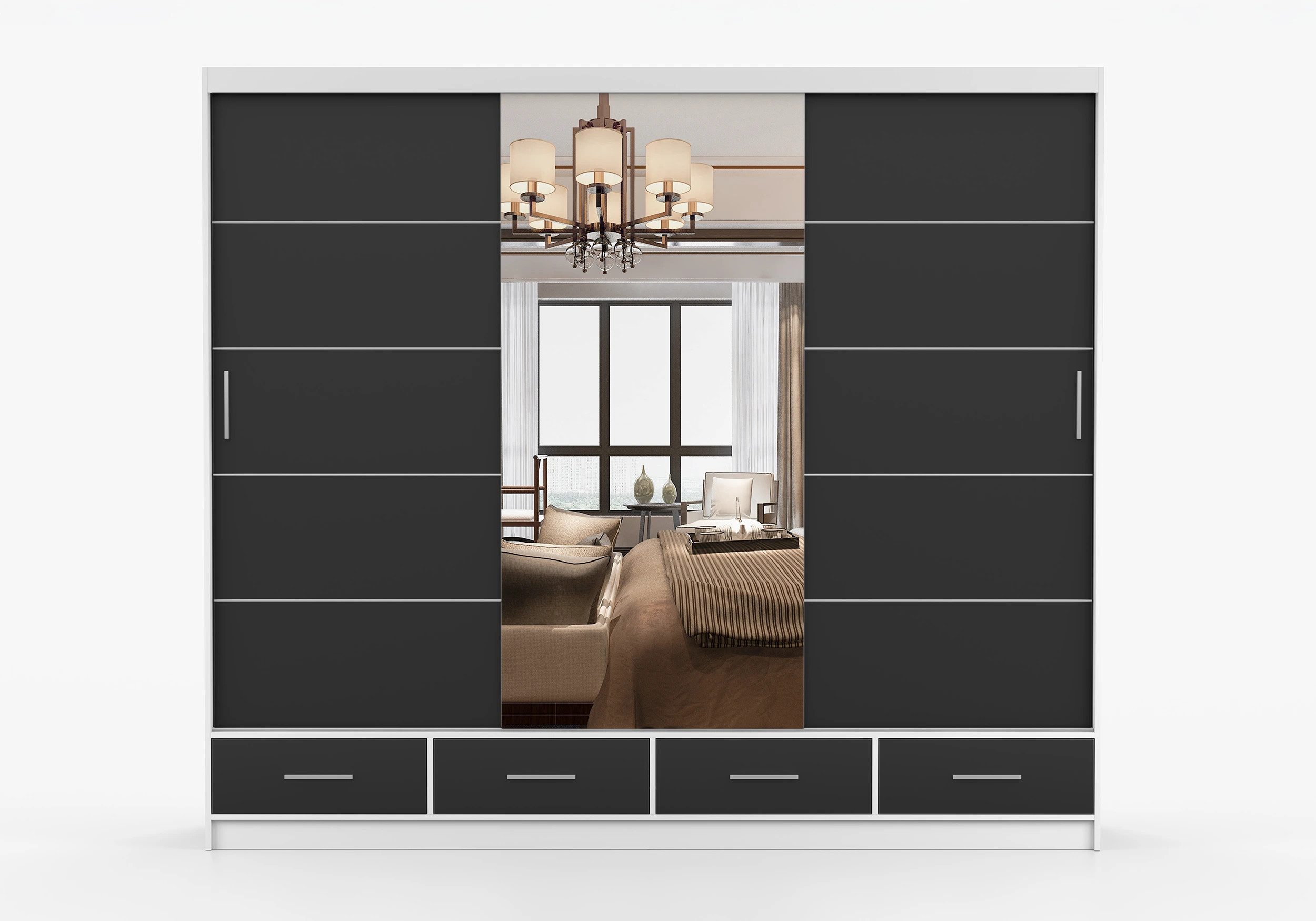 imoebel24 Schwebetürenschrank FLORENCE 250 cm - günstig online kaufen