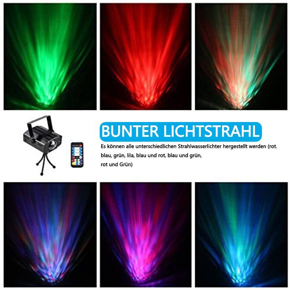 Außen LED Erdspieß Steh Leuchte RGB Effekt Rotation Lampe Strahler Party-Licht 