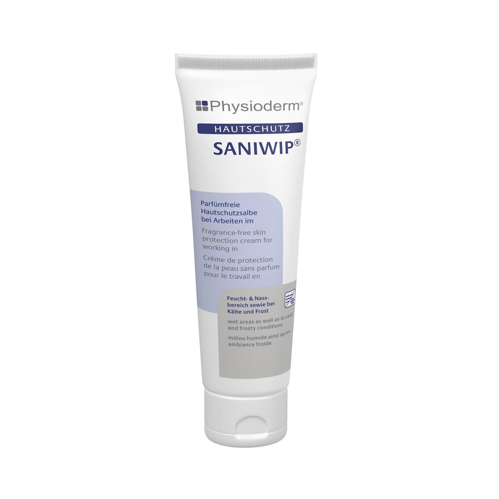 Physioderm Handcreme PHYSIODERM Saniwip Hautschutzcreme Handcreme Creme unparfümiert 100 ml | Handcremes