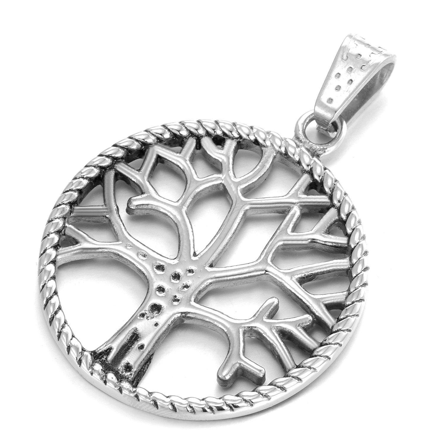 Morella Kette mit Anhänger Halskette 70 cm mit Anhänger (1-tlg), Silberne K günstig online kaufen