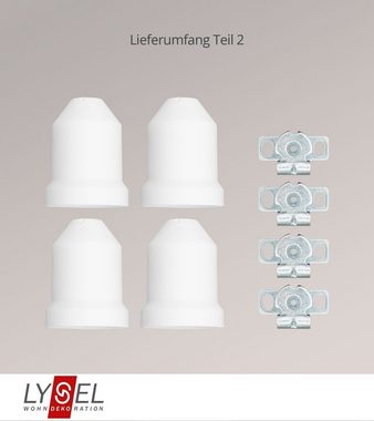 LYSEL® Seilspannsonnensegel SET Montage für Balkon I, H 14m