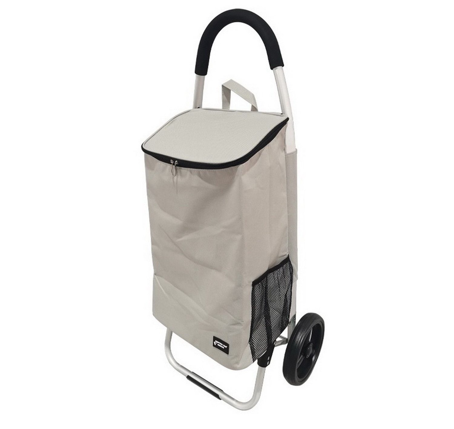 Gustav Voss Einkaufstrolley Trolley mit isolierter Einkaufstasche Iso-Einkauftasche Hackenporsche, 44 l, Aluminium-Gestell, 2 große Räder