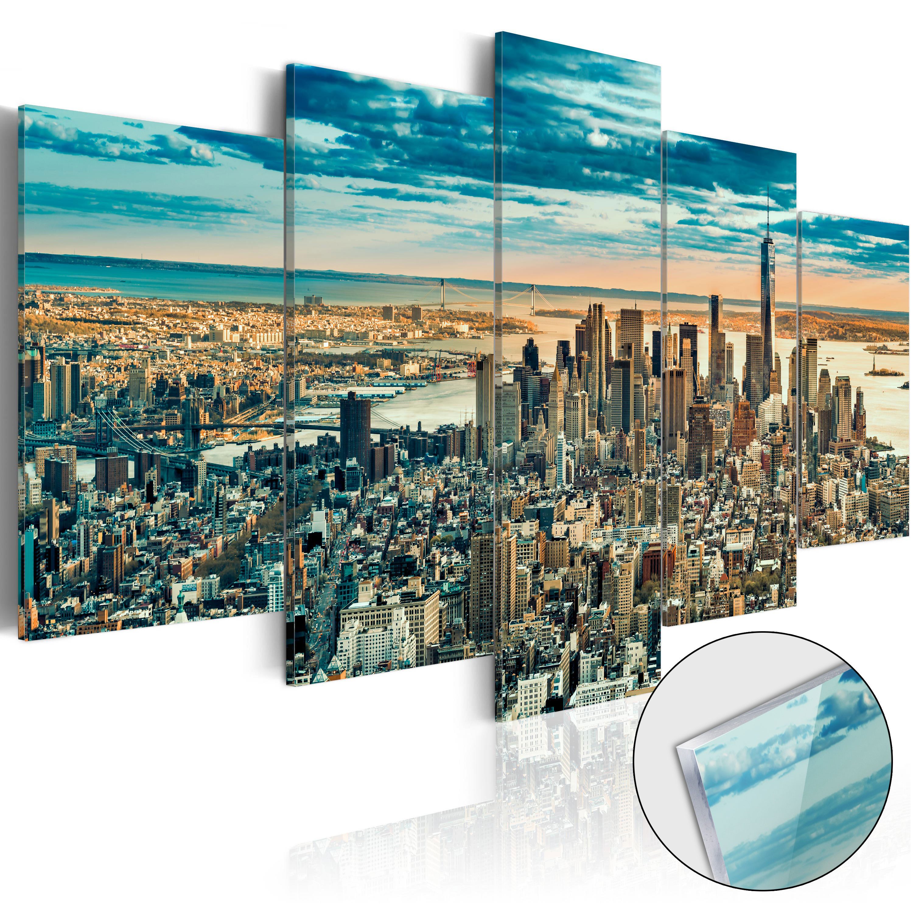 Artgeist Acrylglasbild NY: Dream City [Glass]