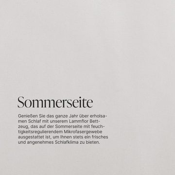 Matratzenschoner Wende Auflage - 2 seitig Bestlivings, Matratzenauflage Sommer- und Winterseite Sherpa Fleece Matratzentopper