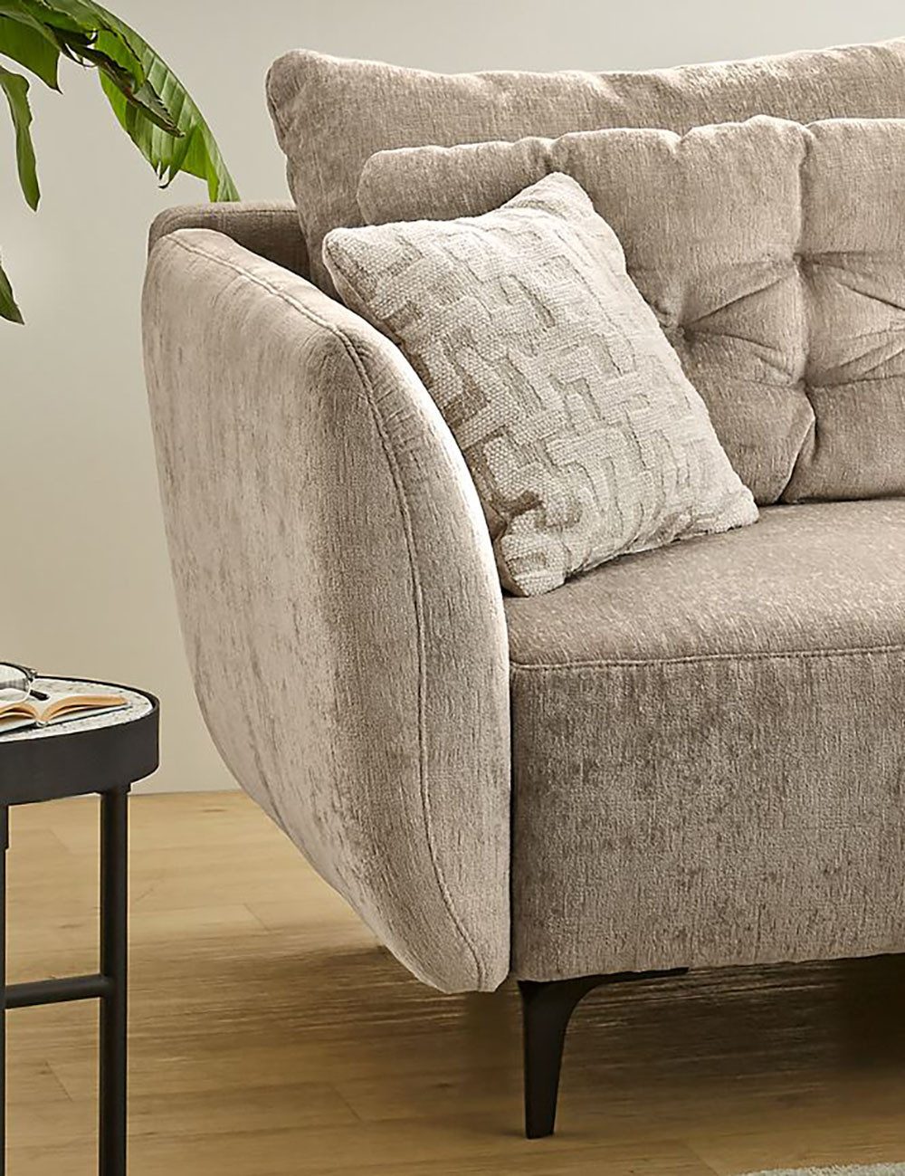 Jockenhöfer Gruppe Big-Sofa Spa, B: 251 cm, im Retrolook mit 7 Kissen