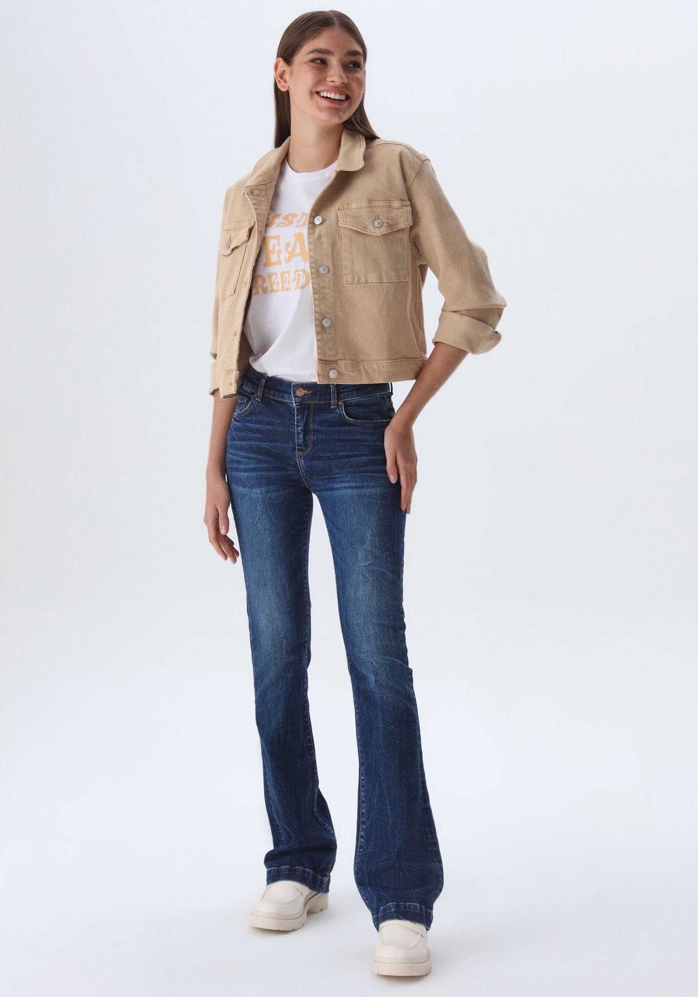 LTB Bootcut-Jeans Fallon in 5-Pocket-Form 54100 MORNA UNDAMAGED WASH