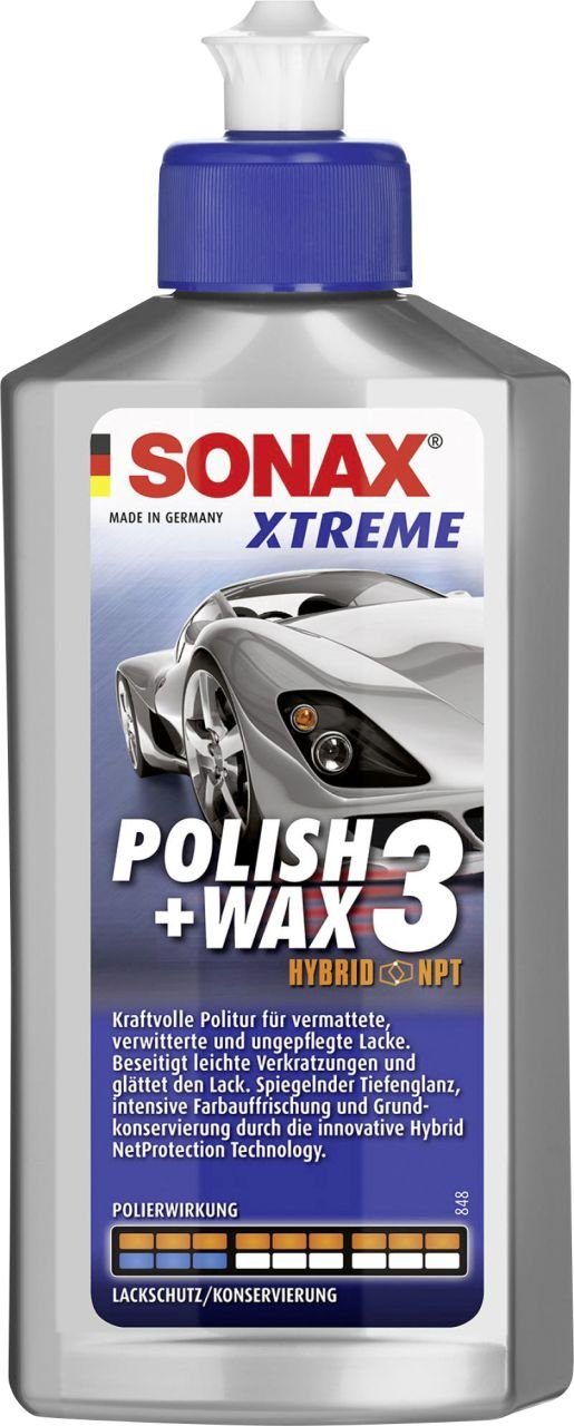 Sonax Sonax Xtreme Polish + Wax 3 Nano Pro 250ml Autopolitur