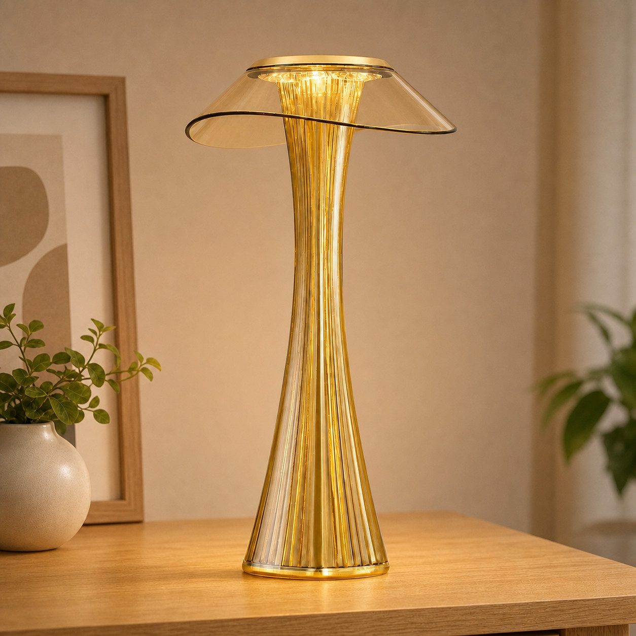 Nettlife LED Nachttischlampe Dimmbar Modern USB mit 3 Helligkeitsstufen Tischleuchte Tischlampe, Dimmbar, LED fest integriert, Naturweiß, Kaltweiß, Warmweiß, für Schlafzimmer, Büro, Wohnzimmer, Arbeitszimmer