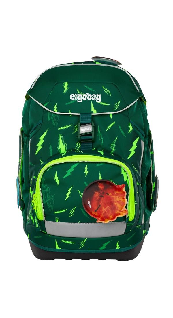 ergobag Schulranzen pack Set (6-tlg., 6-teiliges Set), größenverstellbares Rückensystem