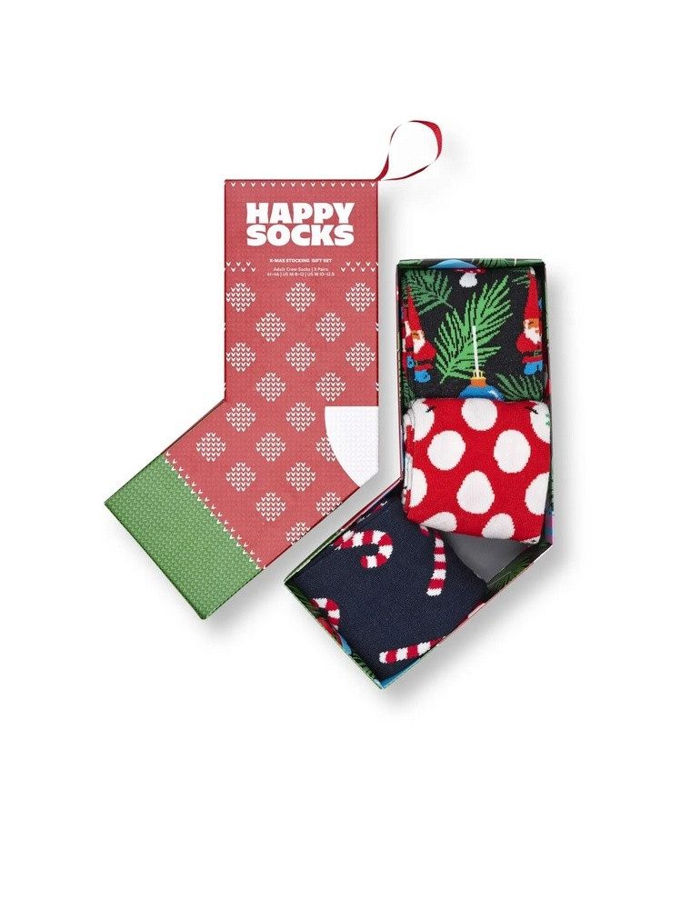 Socken Tagessocke Crew X-Mas Stocking Socks Gift Set bunt Geschenkbox