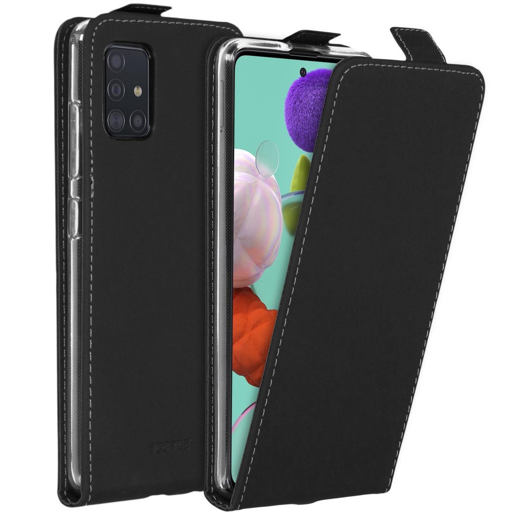 Accezz Smartphone-Hülle Accezz Flip Case Samsung Galaxy A51 - Schwarz