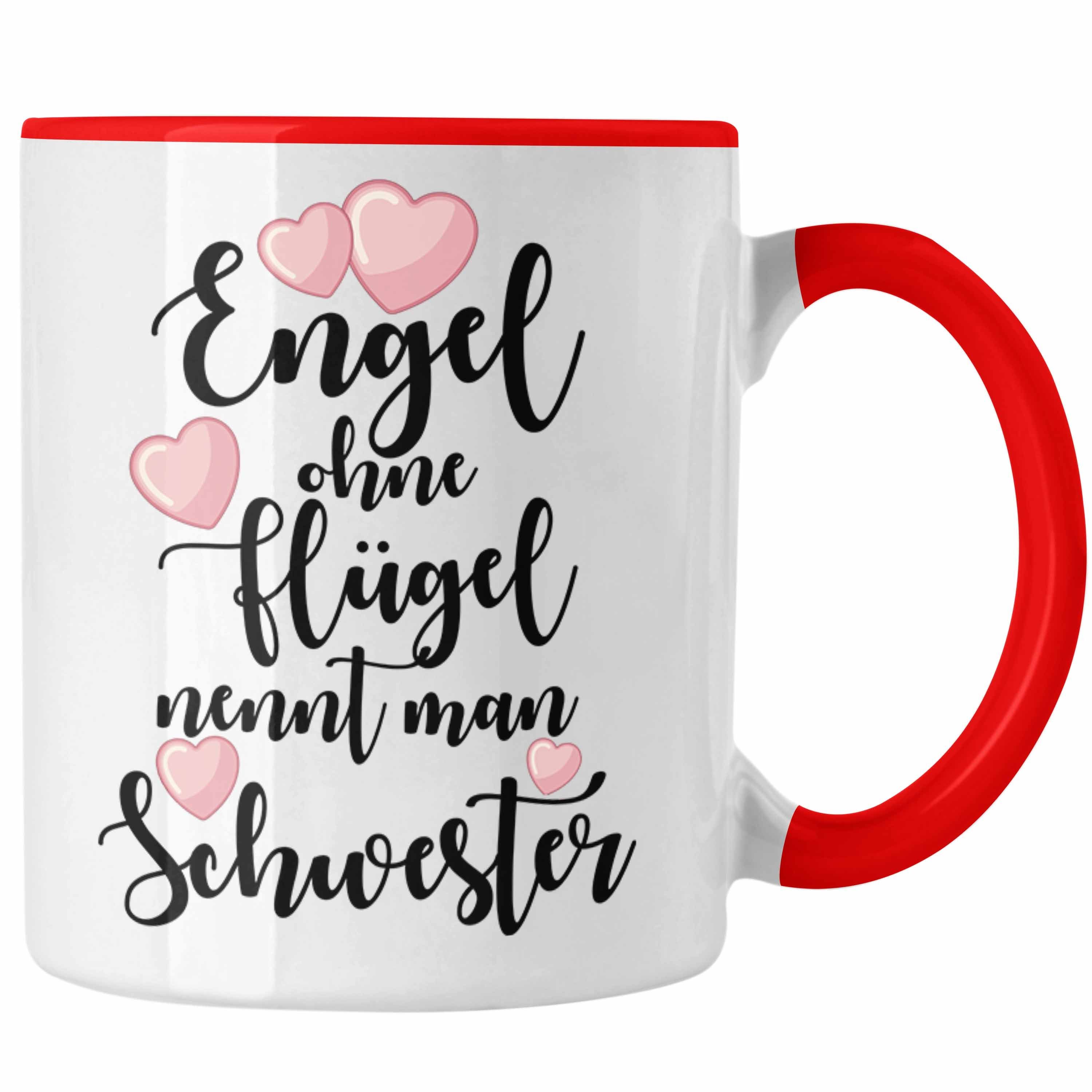 Bruder Geschenk Rot Trendation Trendation Weihnachten - Tasse Lustig Geschenkideen Mug Beste Tasse Kaffeetasse Schwestern Schwester Geburtstag