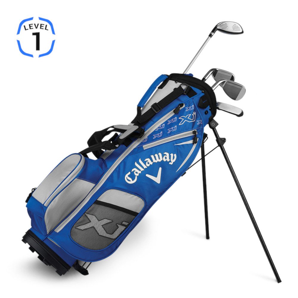 Eisenschläger Callaway Juniorset XJ-2 6-teilig Rechtshand Blau/Weiß