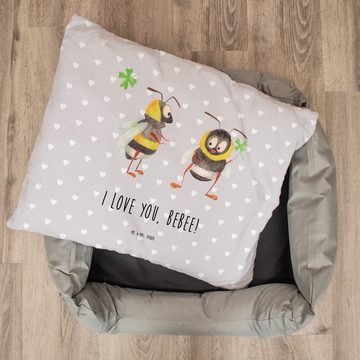 Mr. & Mrs. Panda Tierbett Bienen Paar - Grau Pastell - Geschenk, Heiratsantrag, Geschenk für Fr, Ultrabehaglich
