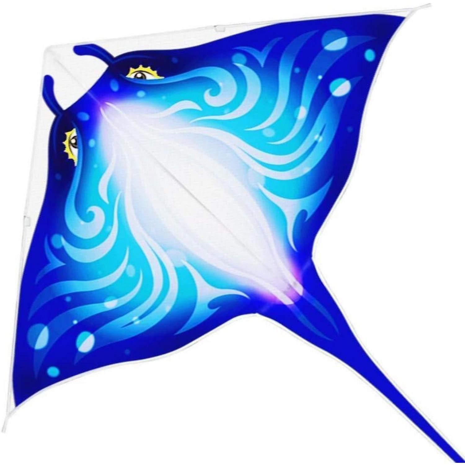 LuxusKollektion Flug-Drache Drachen Delta Einleiner Devilfish Flugdrachen Kinder Blau
