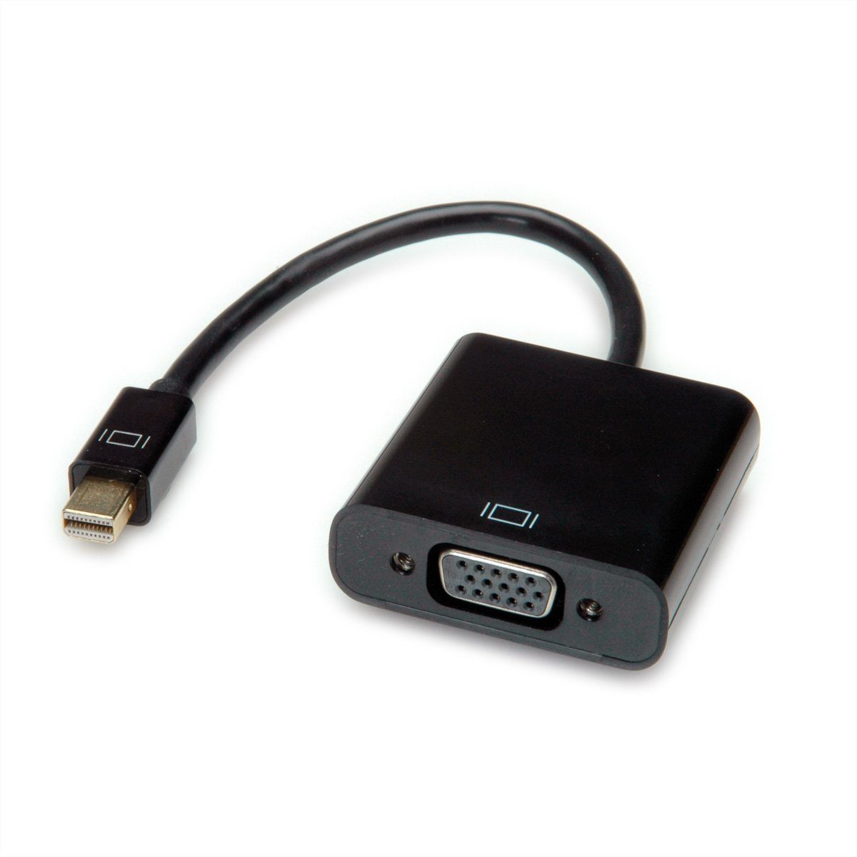 Mini DisplayPort-VGA Adapter, Mini DP ST - VGA BU Audio- & Video-Adapter