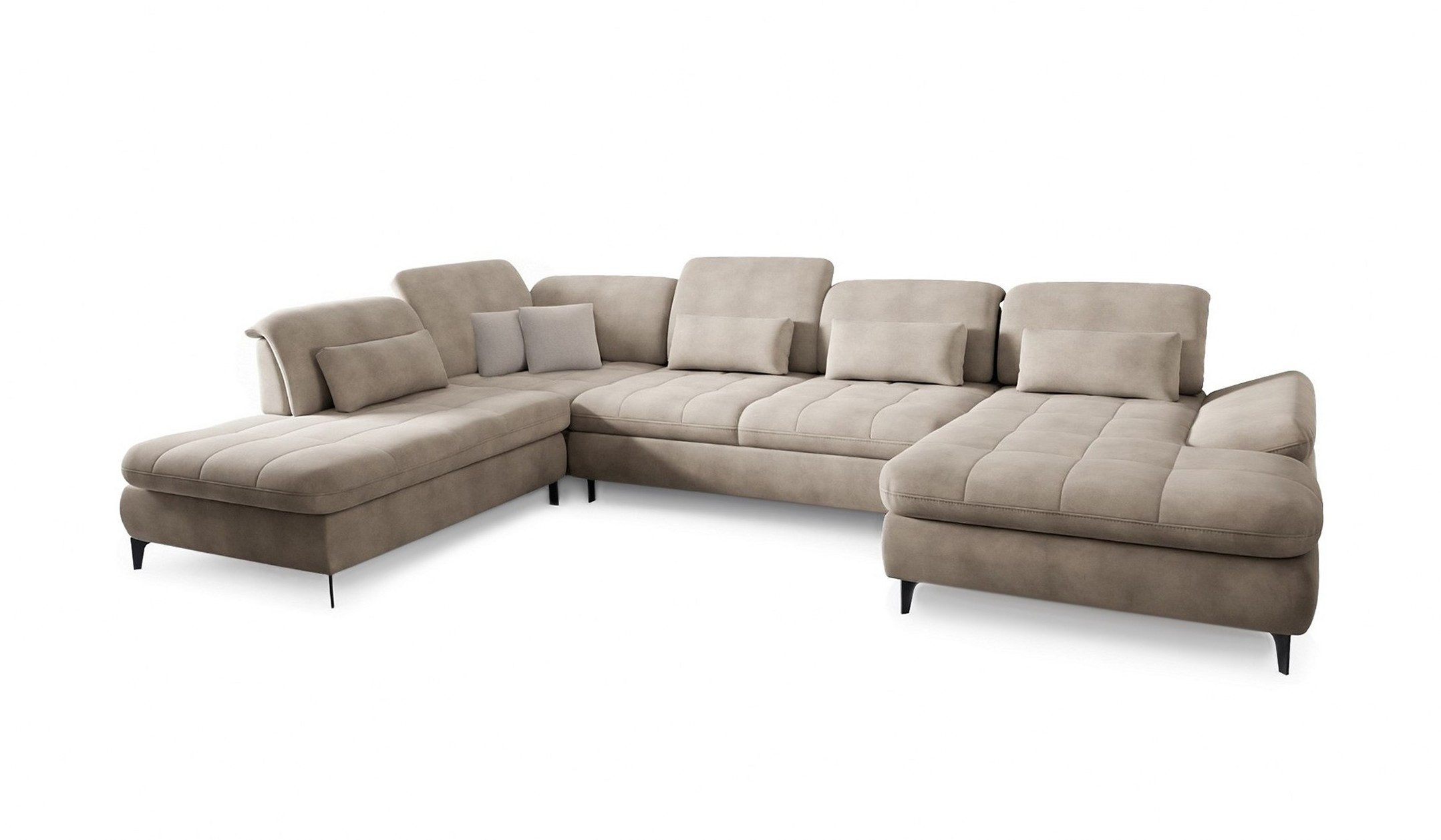 Hygger Möbelhaus Wohnlandschaft Nola U-Form XXL günstig online kaufen