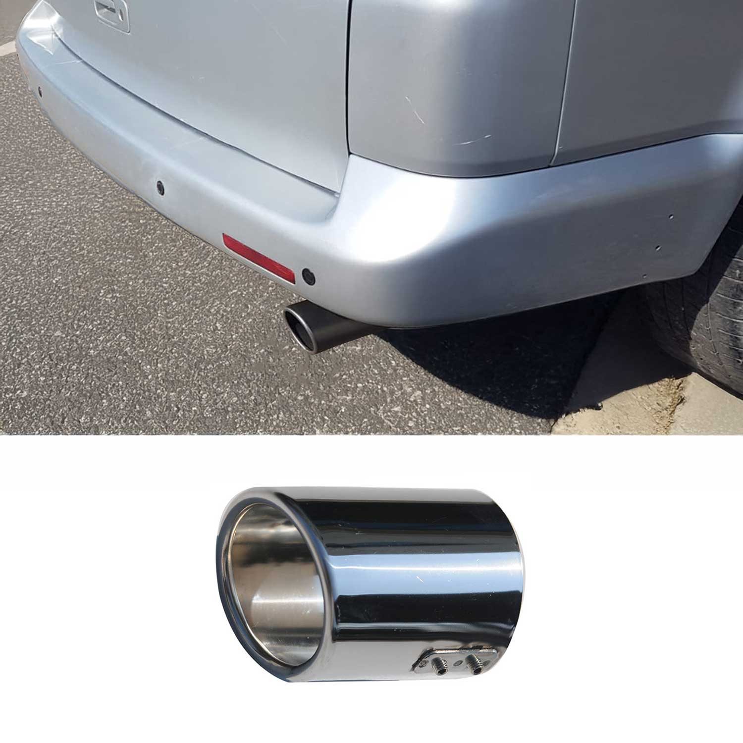 OMAC Auspuff-Flexrohr Auspuffblende Endrohr für Mercedes Sprinter W906 2006-2018 Edelstahl, (1-tlg), Leicht austauschbar - Einzelausstieg