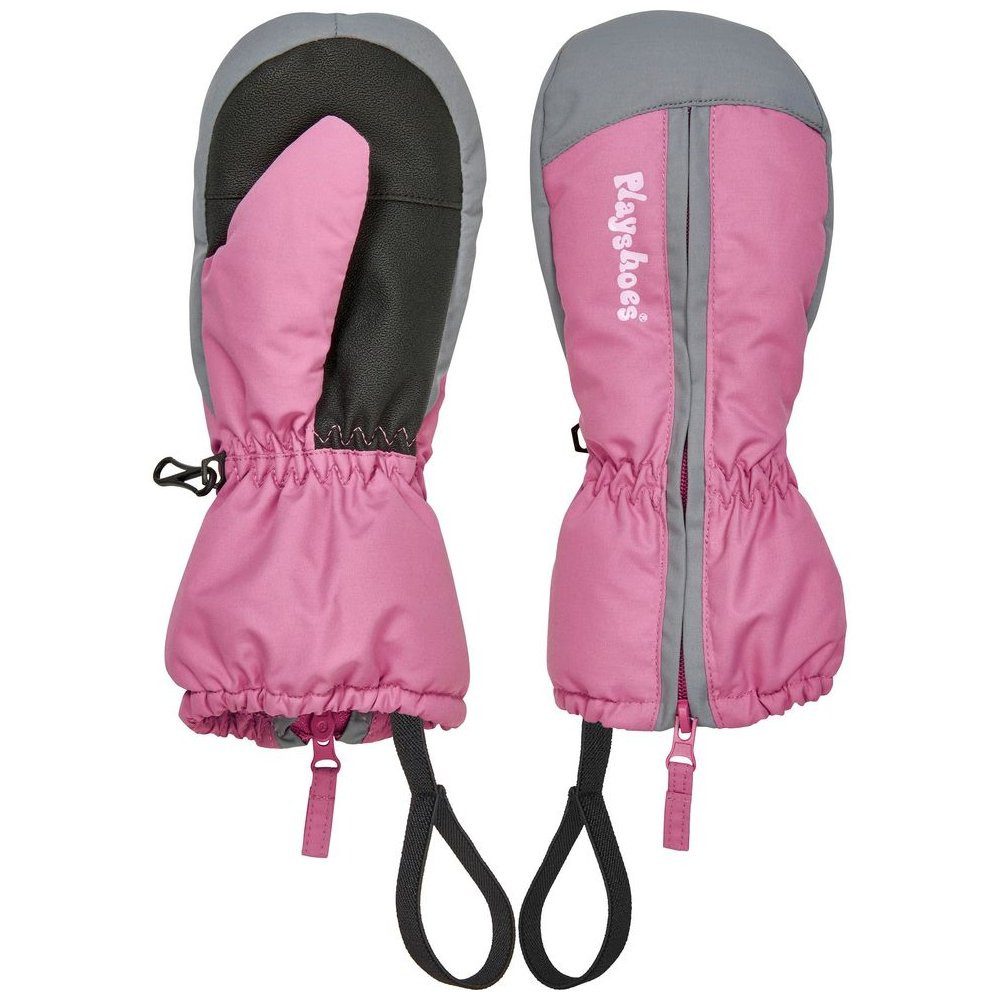 Playshoes Baumwollhandschuhe Fäustlinge Mit Reißverschluss