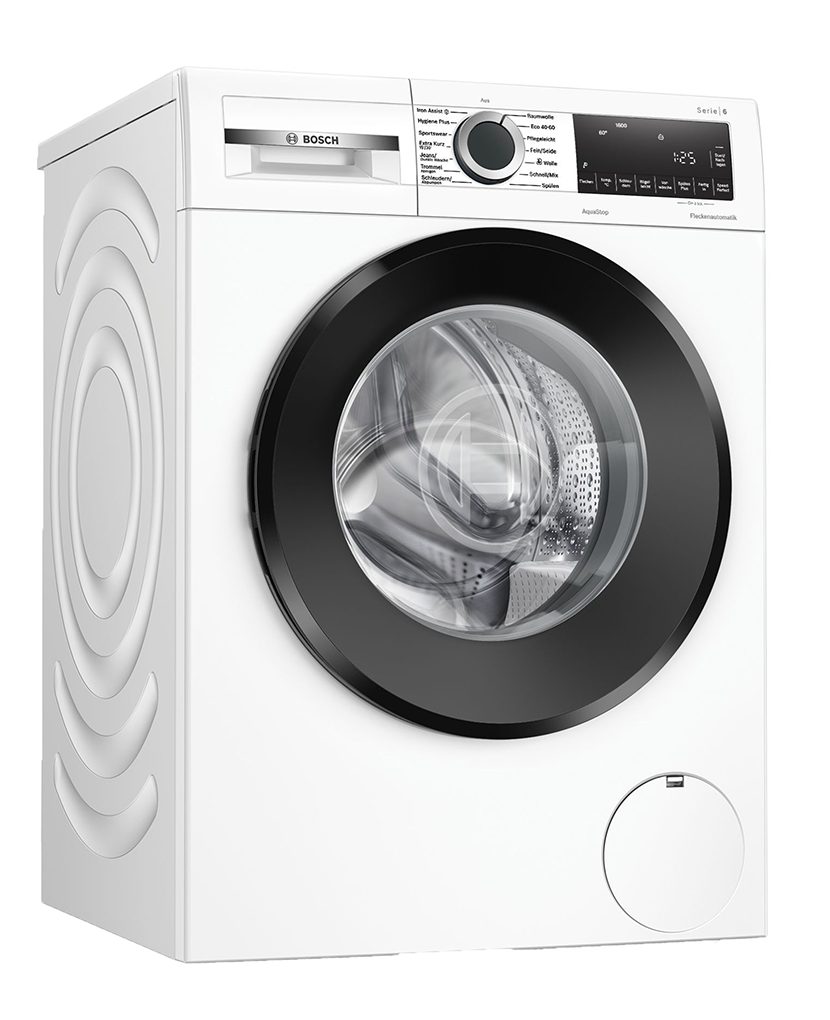BOSCH Waschmaschine Serie 6 WGG256Z40, 10 kg, 1600 U/min, ActiveWater Plus, Iron Assist, Speed Perfect, Fleckenautomatik