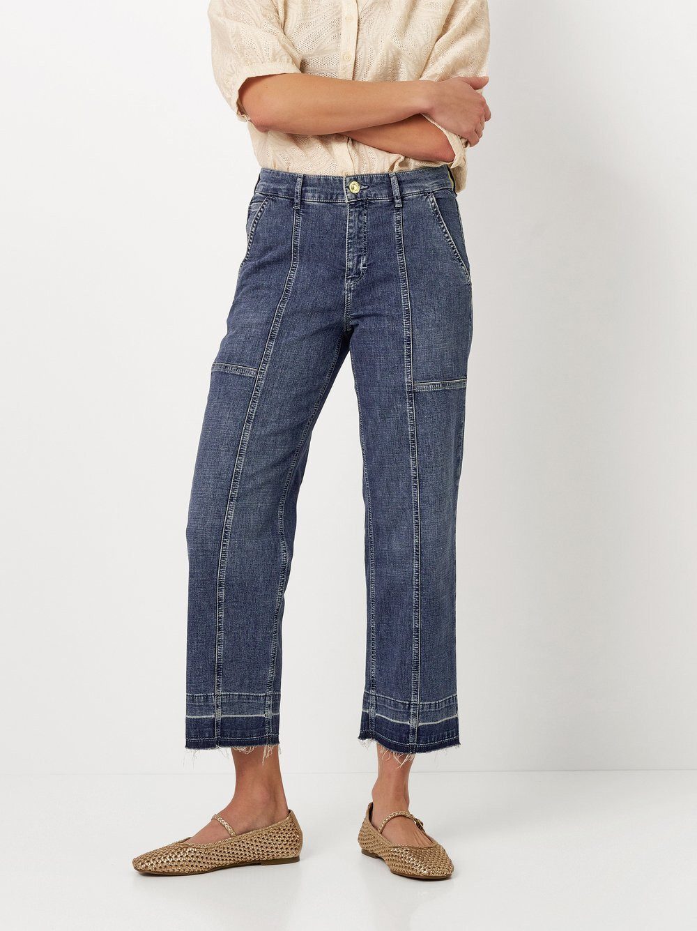 TONI Ankle-Jeans Liv mit Teilungsnähten günstig online kaufen