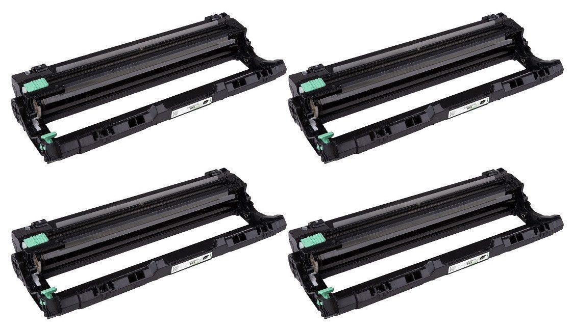 inkpro Tonerkartusche / 4 x Bildtrommel, Trommeleinheit kompatibel mit Brother DR-243CL, (für DCP-L3510 CDW, DCP-L3550 CDW, HL-L3210 CW, HL-L3230 CDW, HL-L3270 CDW, MFC-L3710 CW, MFC-L3730 CDN, MFC-L3750 CDW, MFC-L3770 CDW, 4-St), Seitenleistung: je 18.000 Seiten