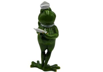 Dekohelden24 Gartenfigur Dekofigur als Frosch in unterschiedlichen Positionen, Formen und Größe