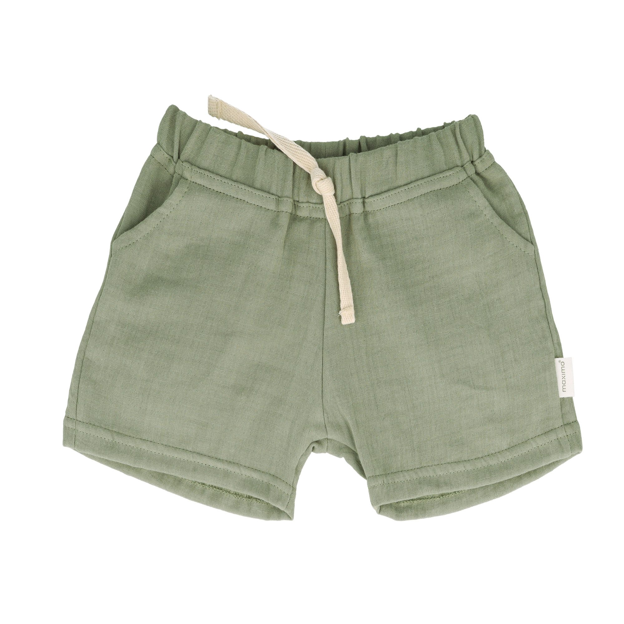 Stoffhose GOTS BABY BOY-Shorts Musselinstoff