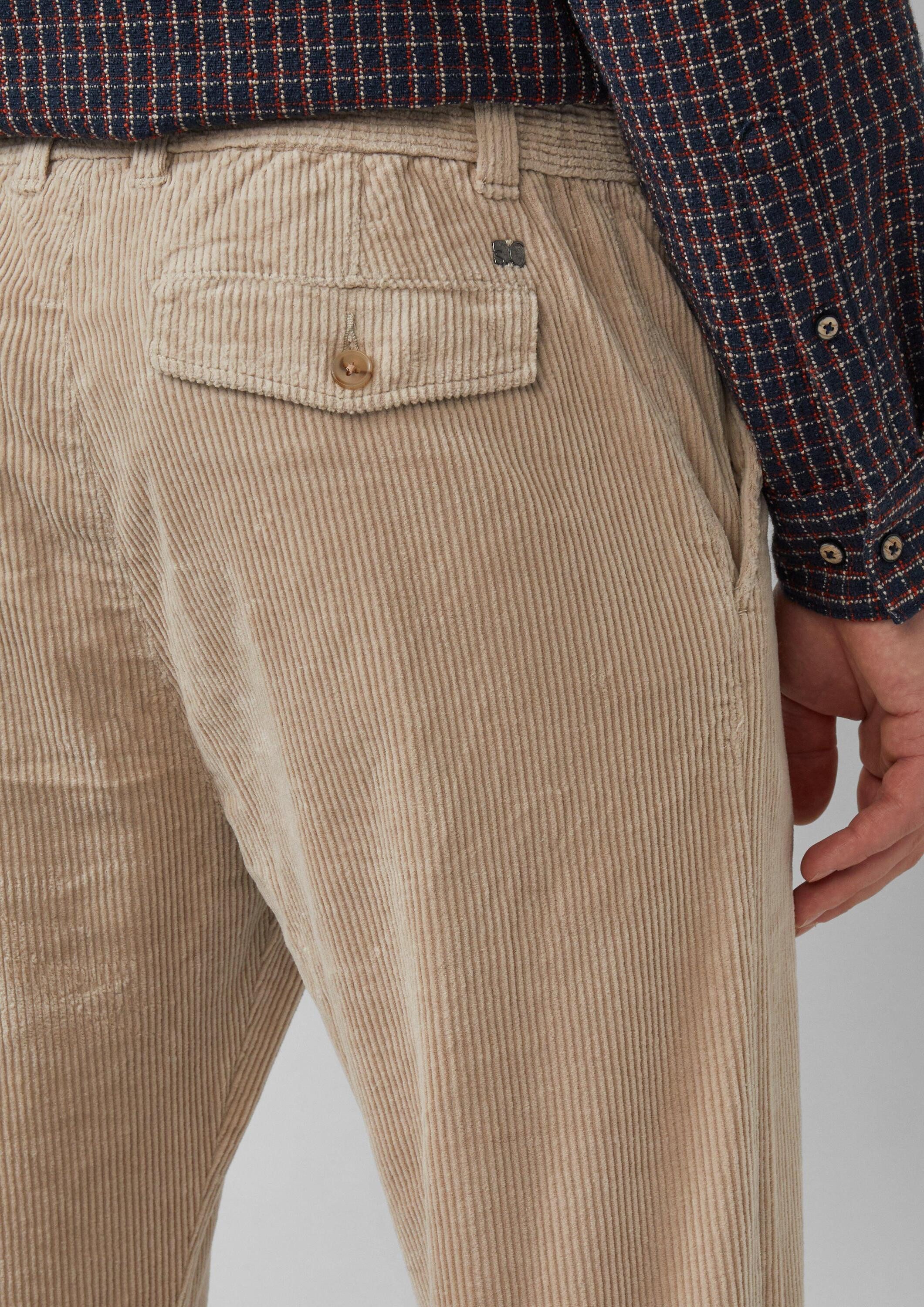 s.Oliver Chinos Hose DETROIT Detroit: Cordhose im Relaxed Fit mit Elastikbund