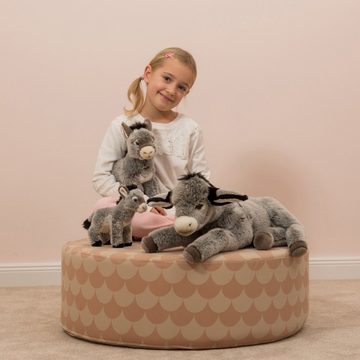 Teddy Hermann® Kuscheltier Esel liegend, 50 cm, zum Teil aus recyceltem Material