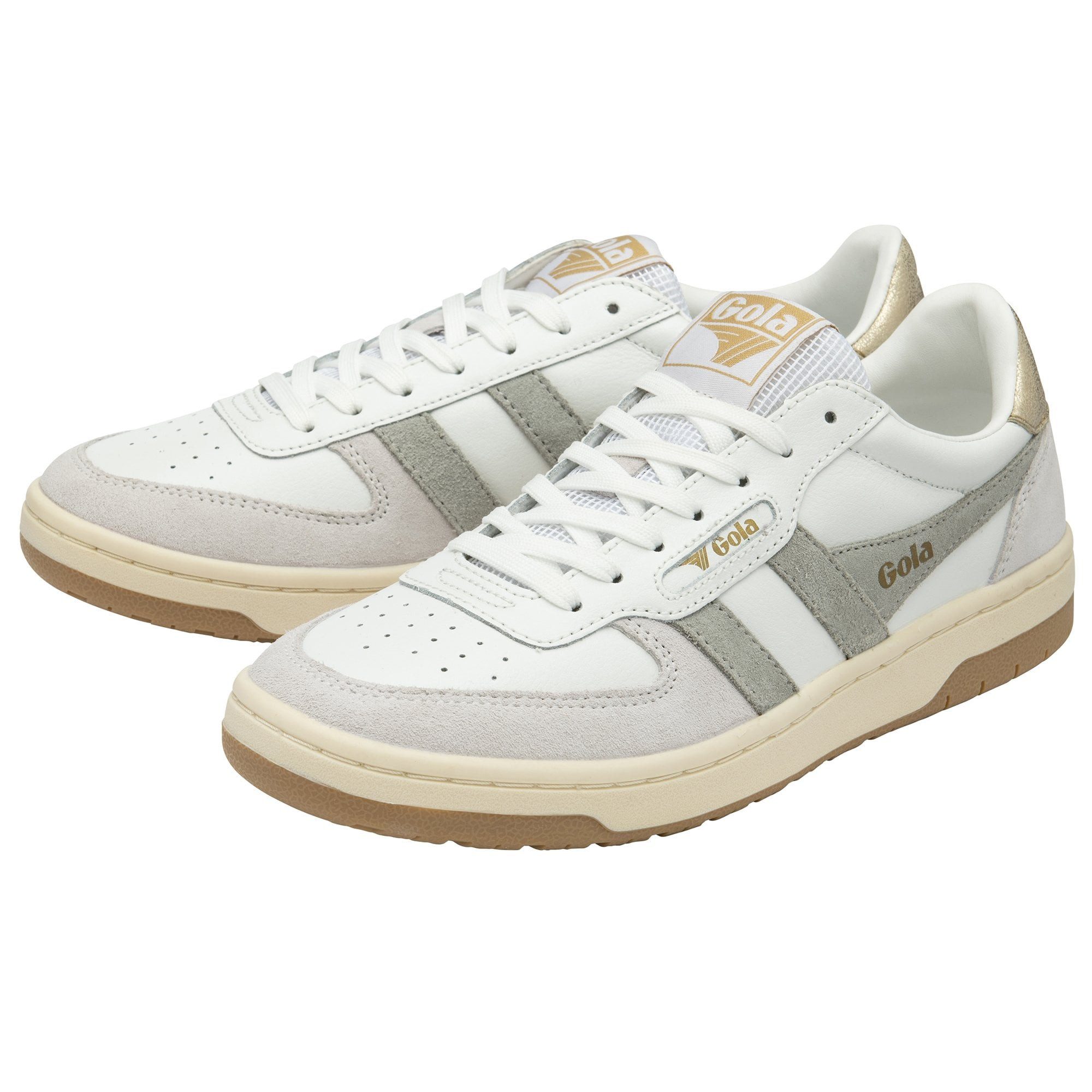 Hawk weiss/hellgrau/gold Damen Sneaker