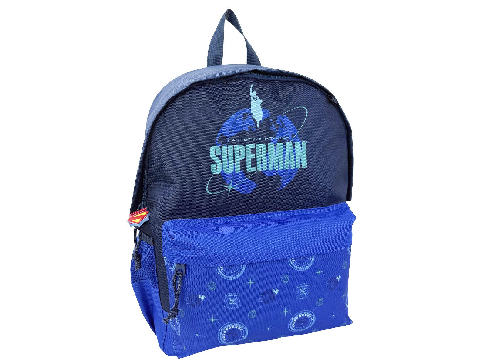 Superman Rucksack 40 cm Schulrucksack Trolley geeignet Freizeit Sport Blue