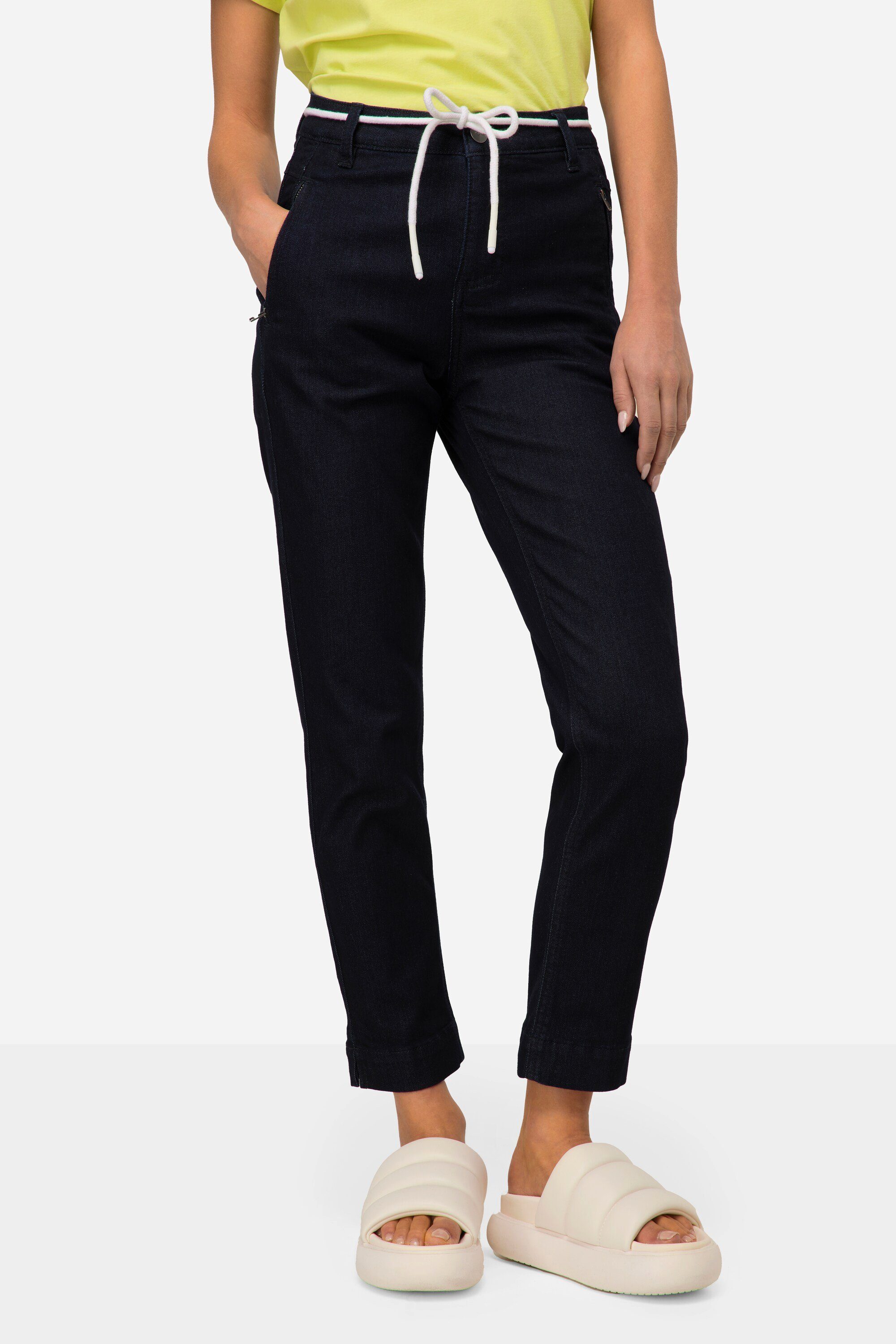 Laurasøn Regular-fit-Jeans 7/8-PushUp Jeans Julia Wash-Effekte günstig online kaufen