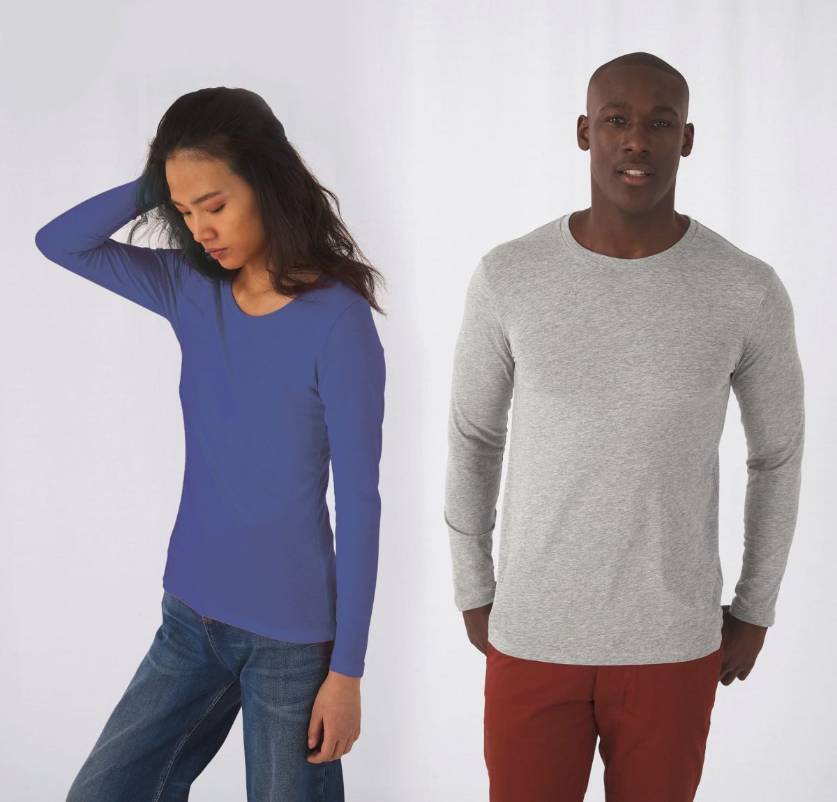 B&C Langarmshirt Damen Inspire Long Sleeve günstig online kaufen