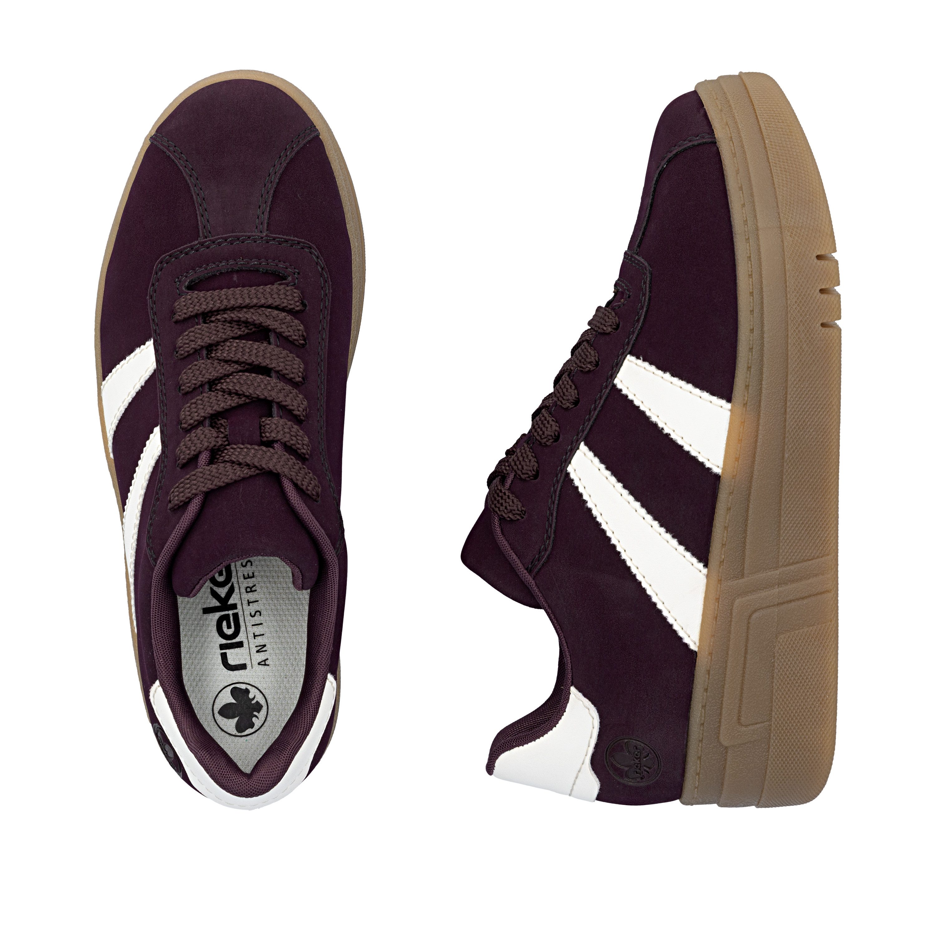 Rieker Plateausneaker Basket-Sneaker, Retro-Sneaker, Schnürschuh mit weiche günstig online kaufen