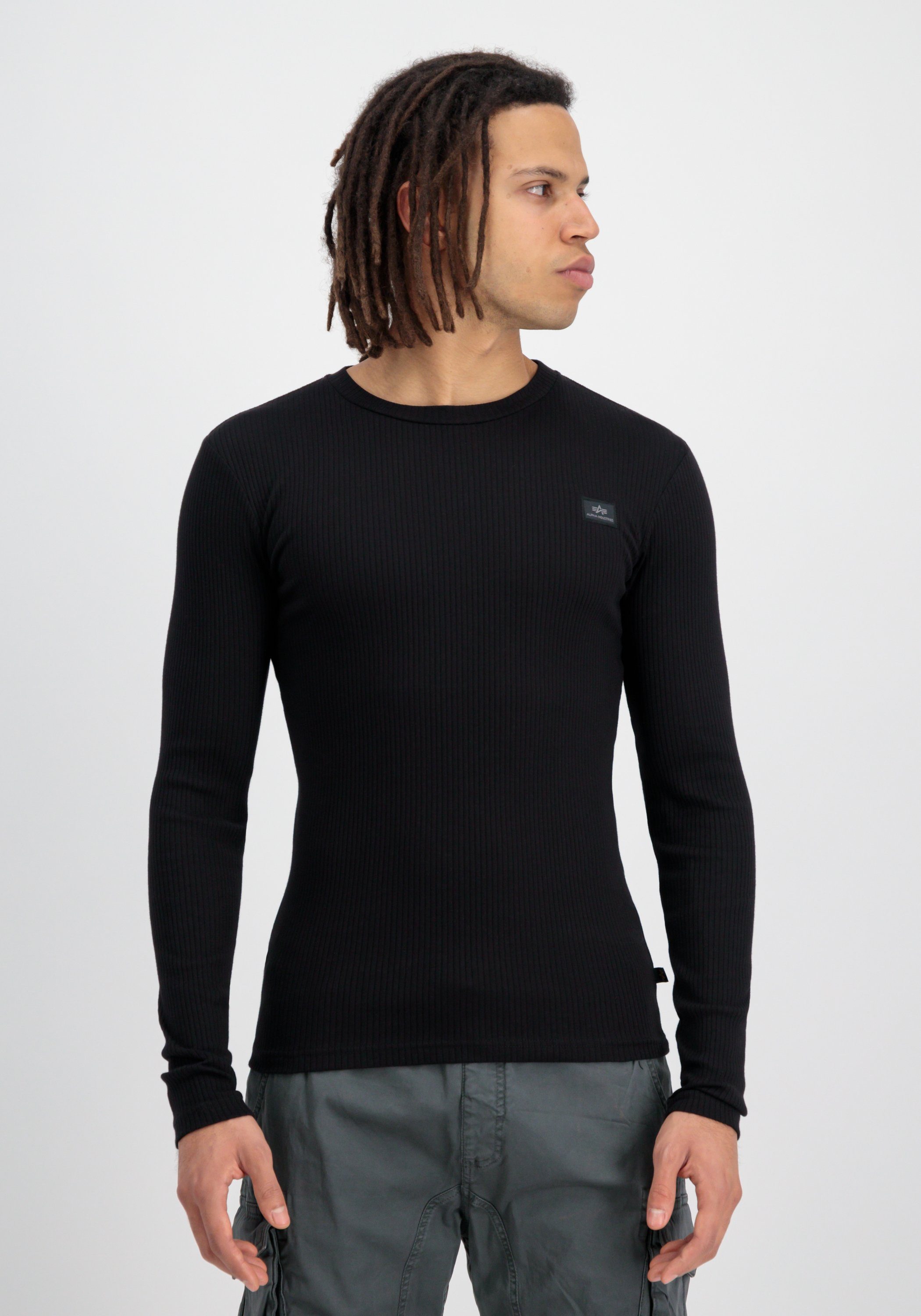 Alpha Industries Longsleeve Alpha Industries Men - Longsleeves X-Fit Rib LS