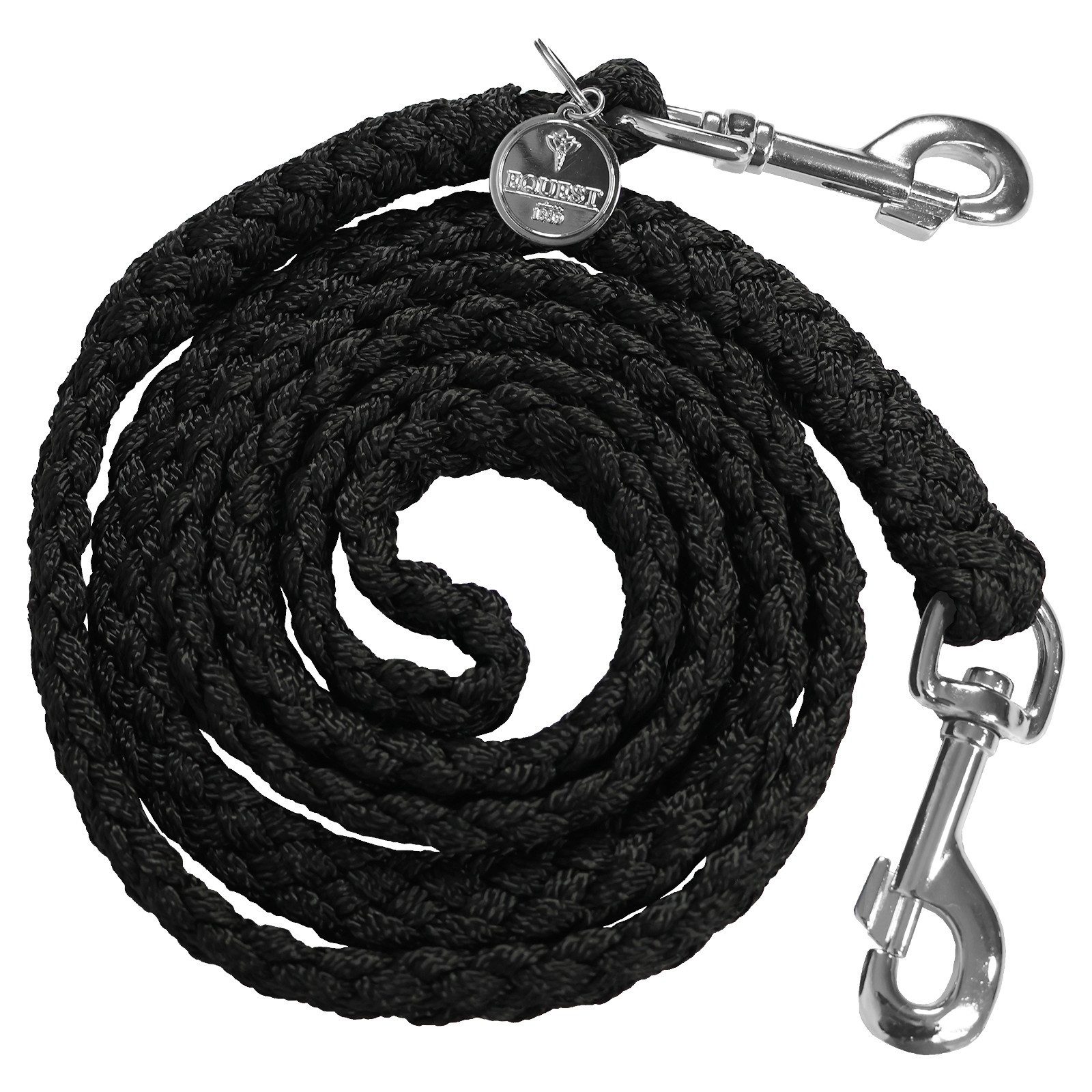 EQuest Поводья Reitzügel Ultimo für Pferde - Farbe: Black, 100% Polypropylen