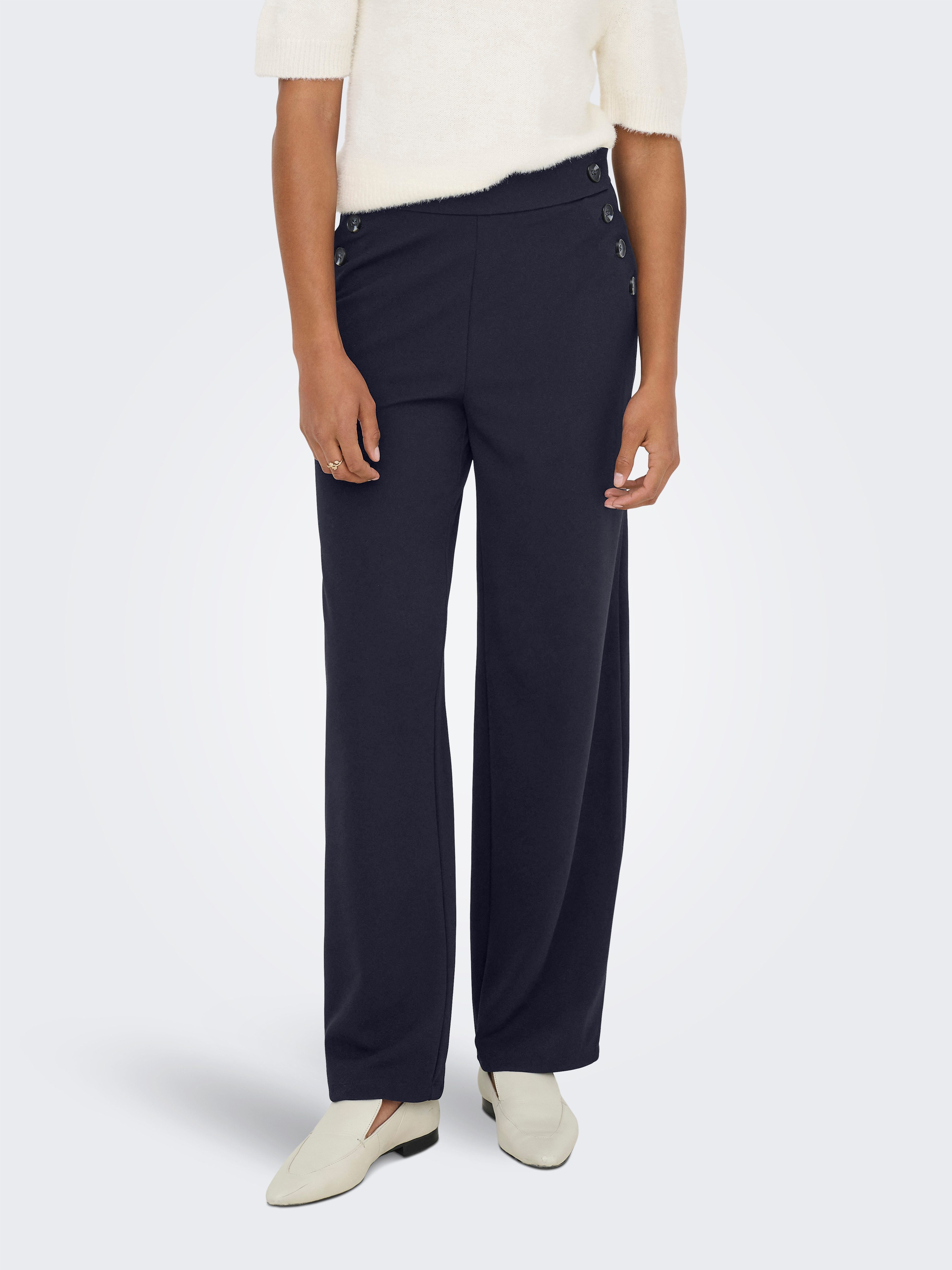 ONLY Schlupfhose ONLRINA BUTTON PANT JRS NOOS mit Knopf-Details