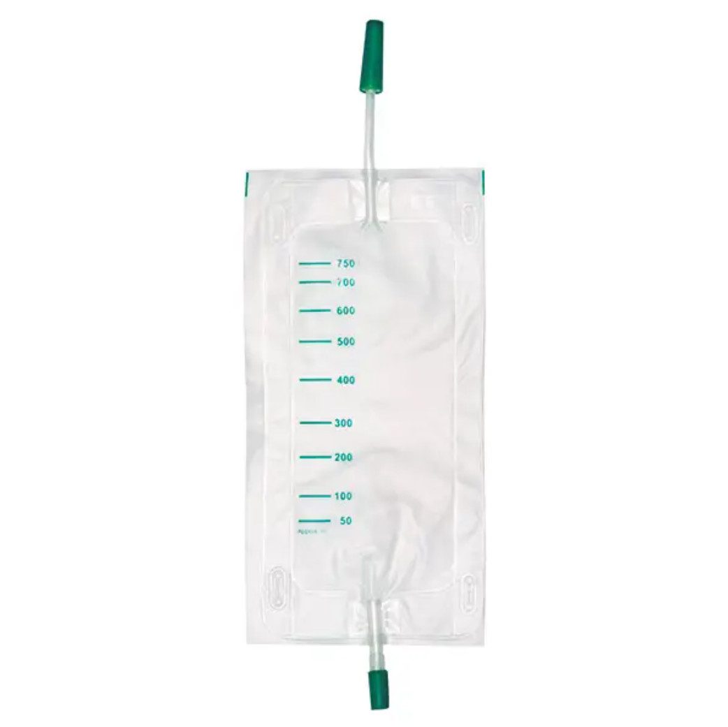 DocMed Urinbeutel DCT Urin Beinbeutel unsteril (Einzelpack, 10 St., kompakt und diskret tragbar), Robustes und langlebiges Material